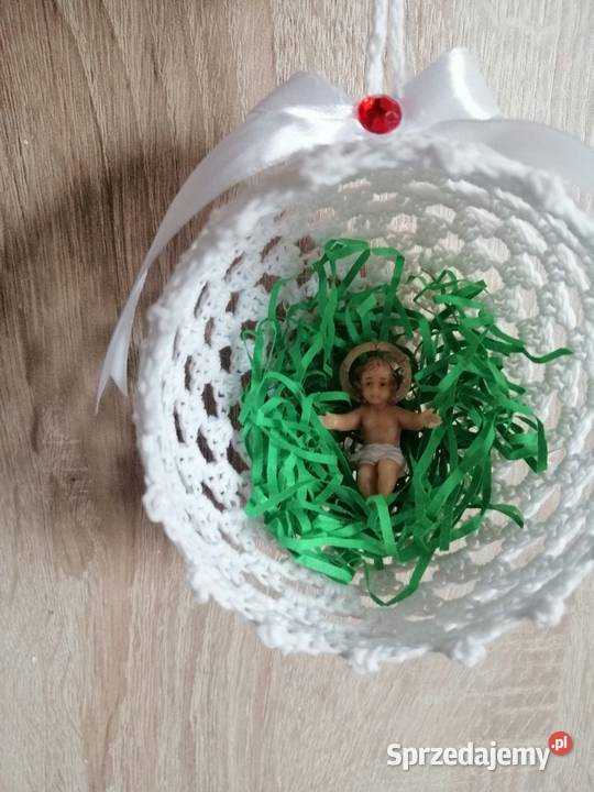 Zawieszka świąteczna szydelkowa na choinkę Katowice