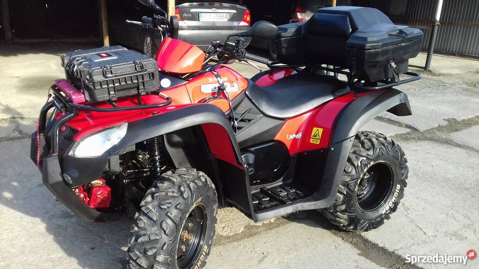 Quad KYMCO MXU 500 4x4 rozpinany mocno Skawina
