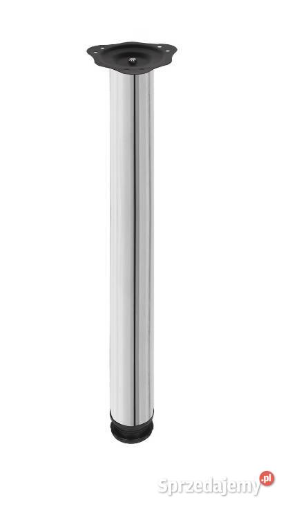 Noga do stołu blatu chrom L 820 fi 60 regulacja Gaszowice