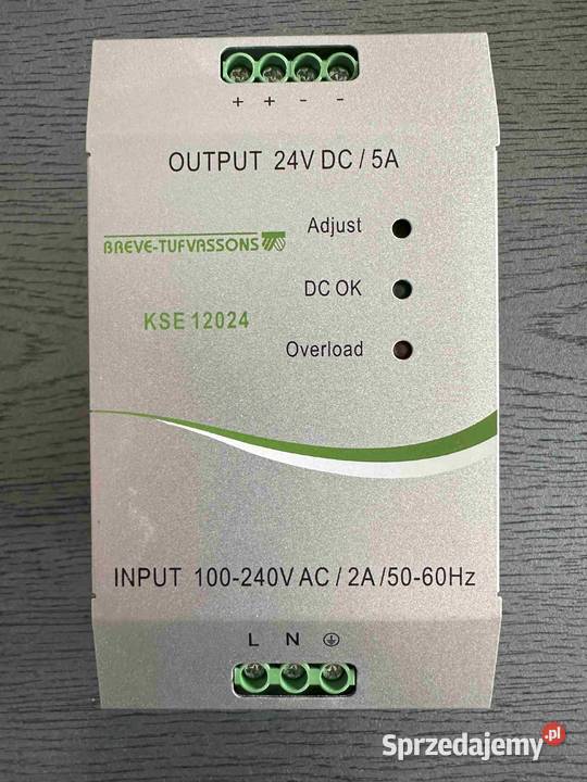 Zasilacz impulsowy KSE12024 23024VDC 120W 5A Łódź sprzedam