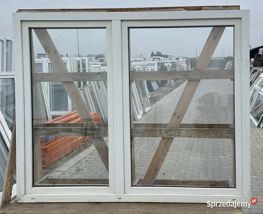 OKNA KacprzaK 204X162 OKNO Używane Plastikowe Okna ścienne mazowieckie