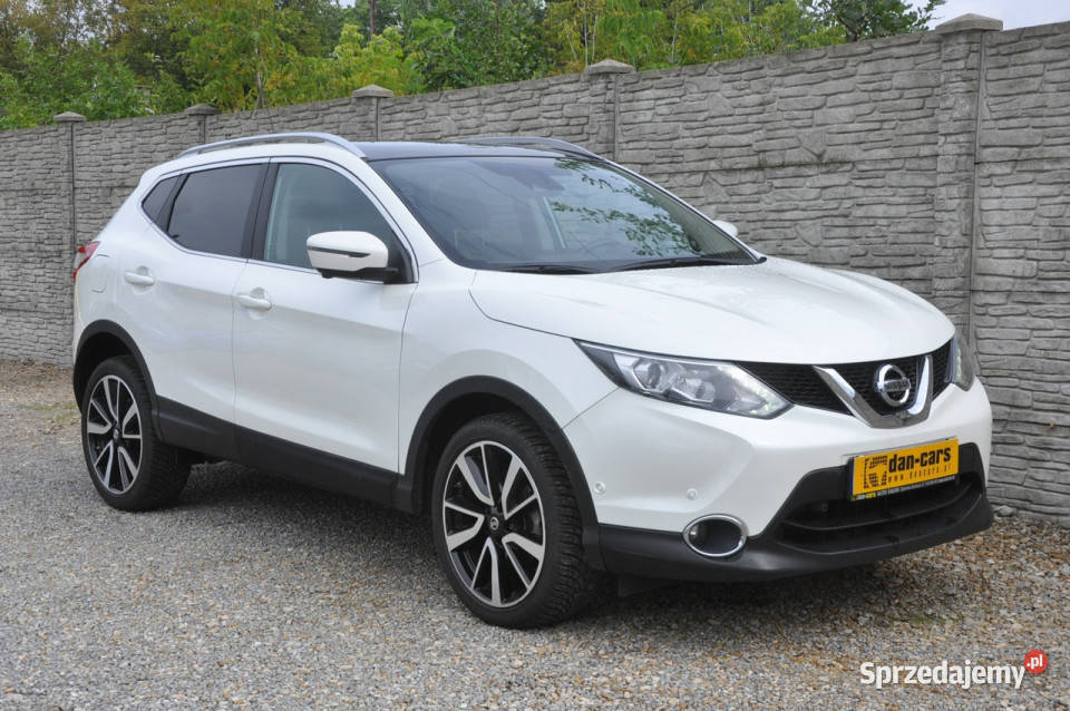 Nissan Qashqai 16T 163 Tekna LED Kamera 360 Navi czujnik parkowania Dąbrowa Górnicza