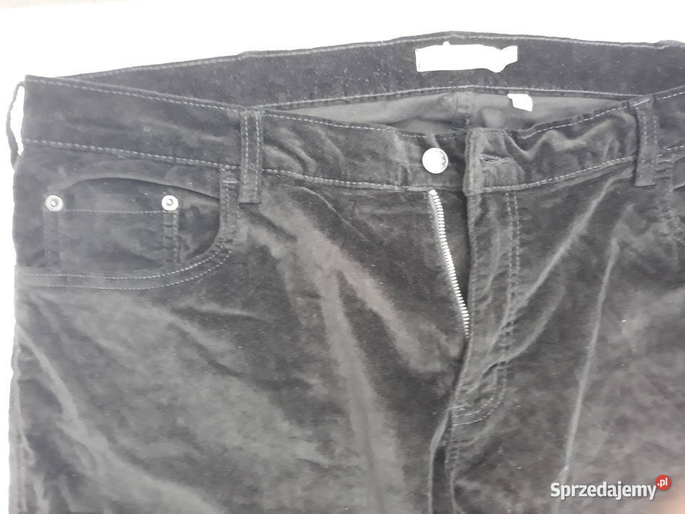 44 Spodnie męskie WilliamsBrown aksamit black Gaszowice