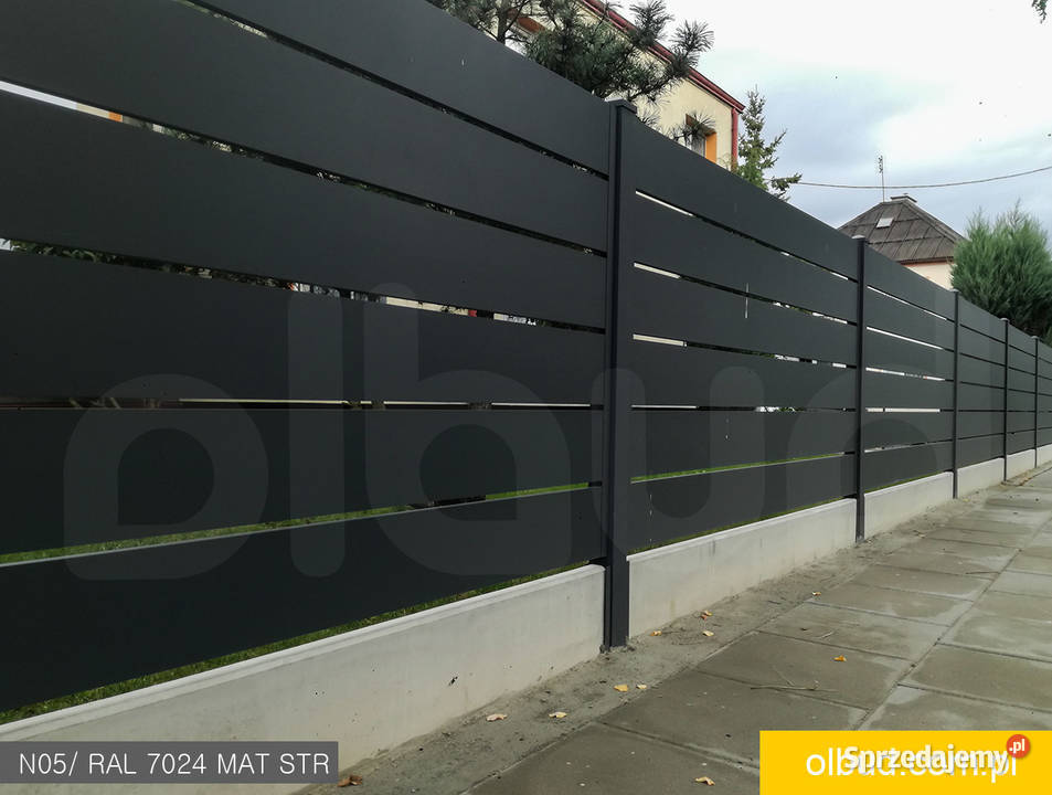 Ogrodzenie posesyjne nowoczesne aluminiowe ALFEN Elbląg sprzedam