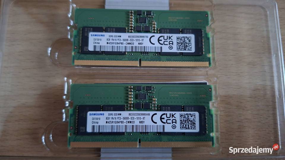 DDR5 16GB SODIMM 5600MHz Samsung 2x8GB Pamięci Kraków