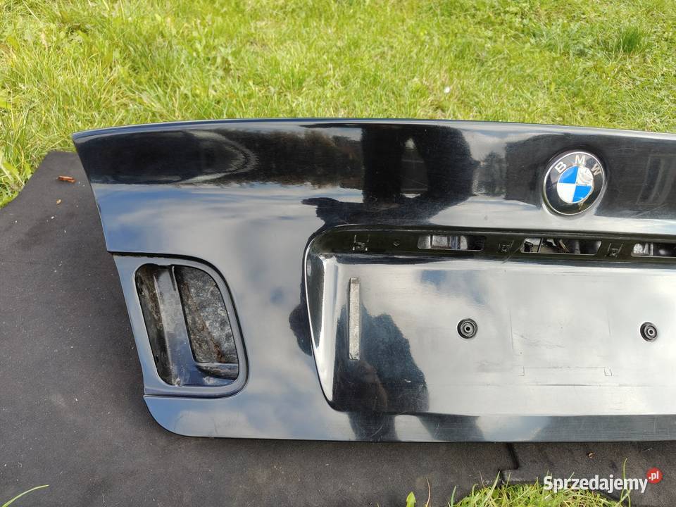 Bmw e46 sedan tylna klapa czarna schwarz2 Bez łódzkie Aleksandrów Łódzki