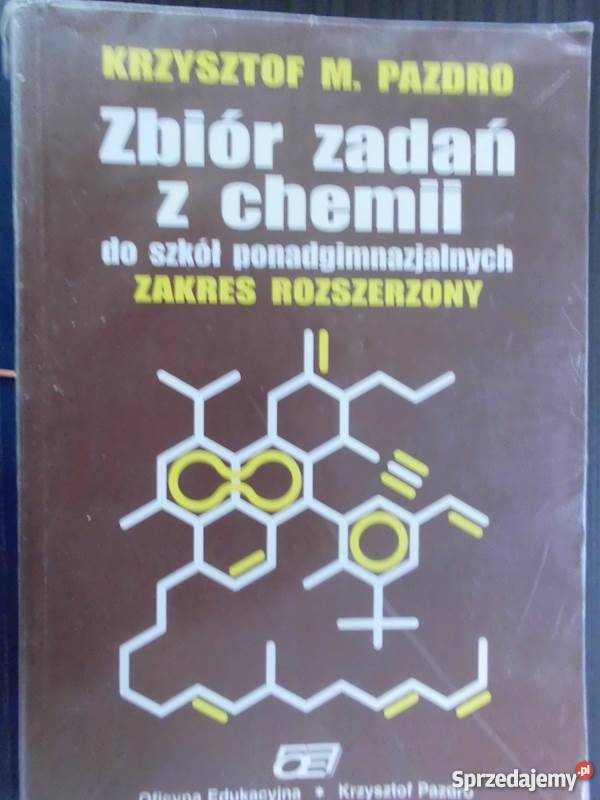 ZBIÓR ZADAŃ Z CHEMII PADRO KRZYSZTOF Grudziądz