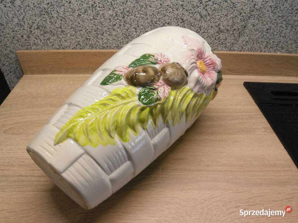 Wazon ceramiczny wypukłe zdobienia Raszków