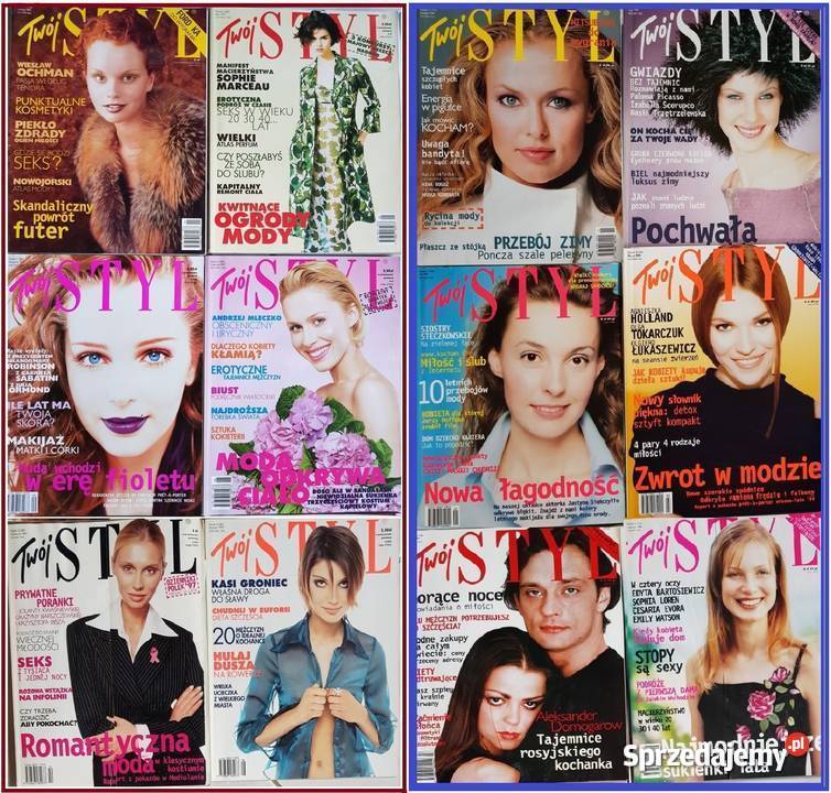 vintage Twój Styl gazeta miesięcznik czasopismo Kielce