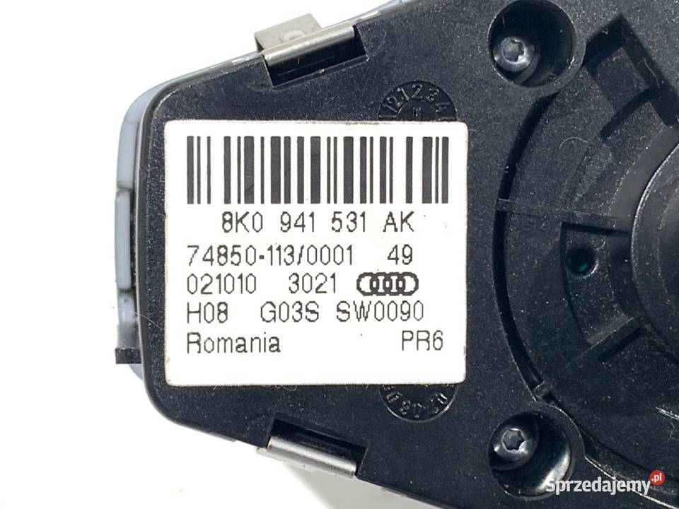 WŁĄCZNIK ŚWIATEŁ AUDI Q5 8R 8K0941531AK 0817