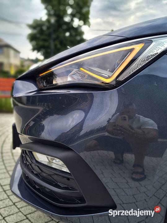 Seat Leon 15 TSI 150 BEZWYPADKOWY szary małopolskie Olkusz sprzedam