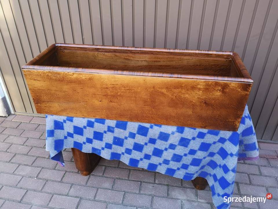 Półka Szafka Witryna Wisząca ARTDECO Orzech Swarzędz