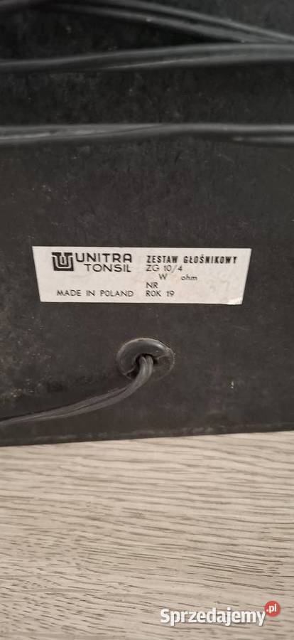 Glosniki radia gramofon prl 87 mm śląskie