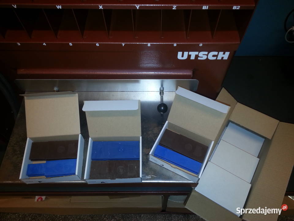 Maszyny do tablic rejestracyjnych UTSCH super Warszawa