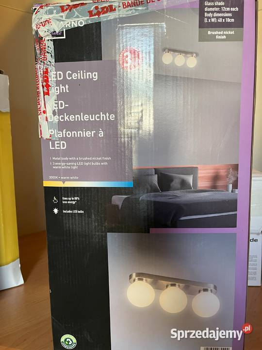 lampa LED Livarno home Mława