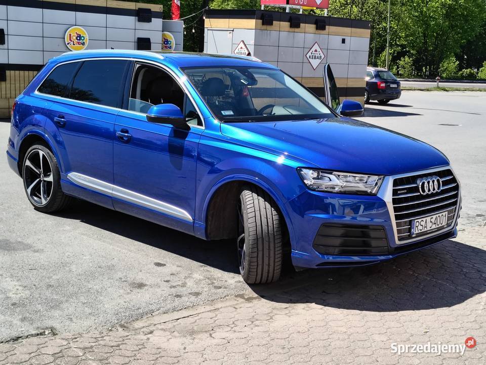 Audi Q7 II 30 TDI 218 2017R Salon 1 Właściciel 2 Zarszyn