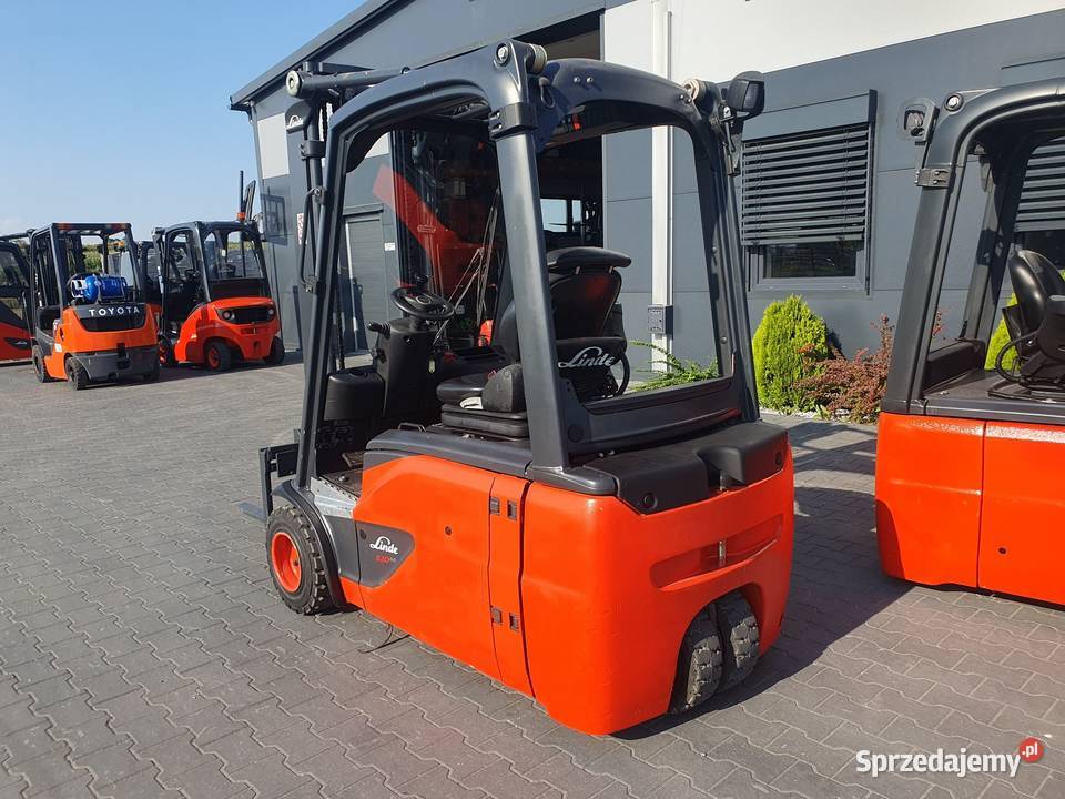 Wózek widłowy LINDE E20L02 18r Duplex 315 m E18 elektryczny Proszowice