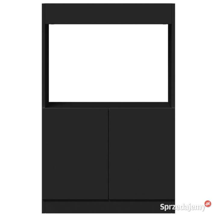 Wysoka szafka czarna 63x33x100 materiał Warszawa sprzedam