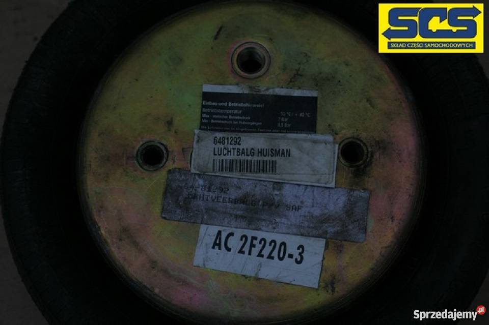 PODUSZKA ZAWIESZENIA BAŁWANEK AC 2F2203 6481292 ciężarowe lubuskie Bieleń
