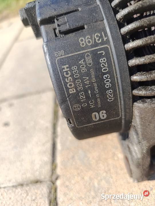 Alternator Bosh 0123320038 seat volkswagen audi osobowe Części samochodowe Kielce