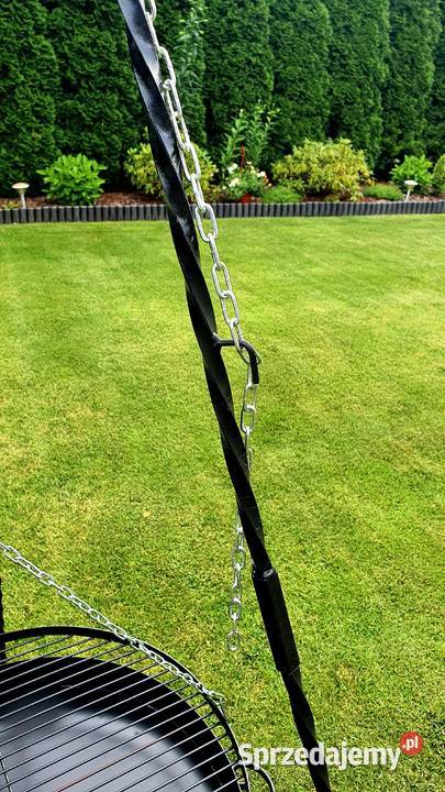 Grill ogrodowy trojnóg 190 ruszt 60 palenisko 60 sprzedam