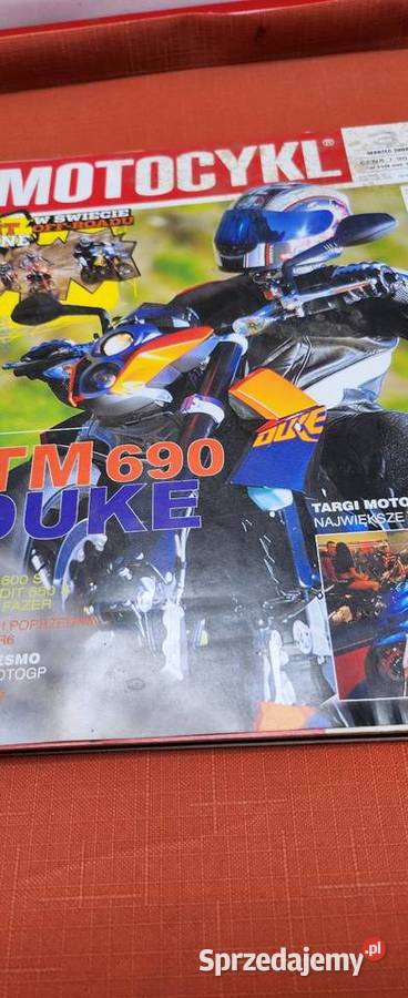 Kolekcjonerskie czasopismo motocykl 2008 Pozostałe