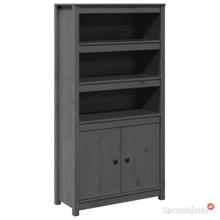 Szafka szara 80x35x154 lite drewno sosnowe sprzedam