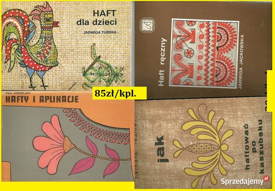 Zestaw haftyhaftowaniehaft kaszunski Turska Łódź sprzedam