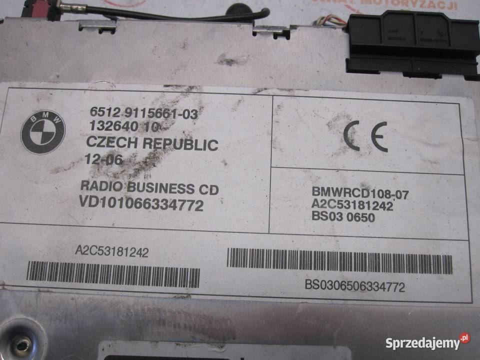MINI COOPER S R53 07r radio CD 9115661 osobowe świętokrzyskie Kielce