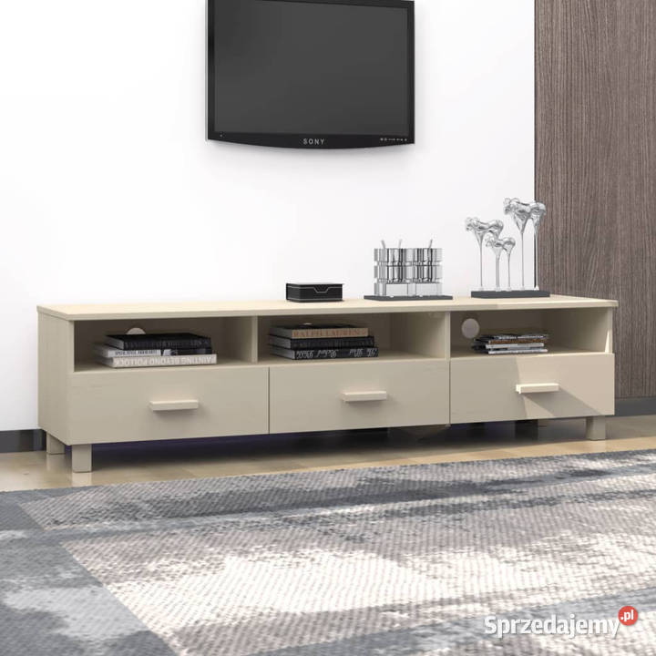 Szafka pod TV HAMAR miodowy brąz 158x40x40 mazowieckie Warszawa