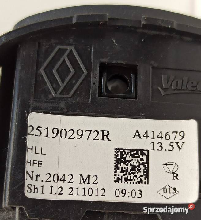 DACIA DUSTER REGULACJA ŚWIATEŁ 251902972R Panele sterowania, przełączniki