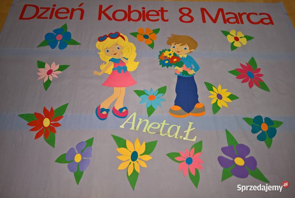 Dekoracje na Dzień Kobiet z brystolu 504 102 444 Garwolin