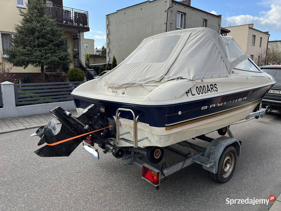 Łódz Łódka Motorówka Bayliner 1750 40th Sea Ray Rok produkcji 1996 Wągrowiec sprzedam