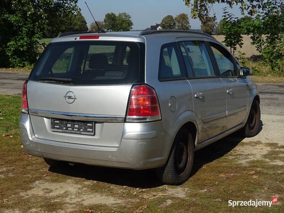 Drzwi szyba mechanizm podnośnik srebrne Zafira B Parcice