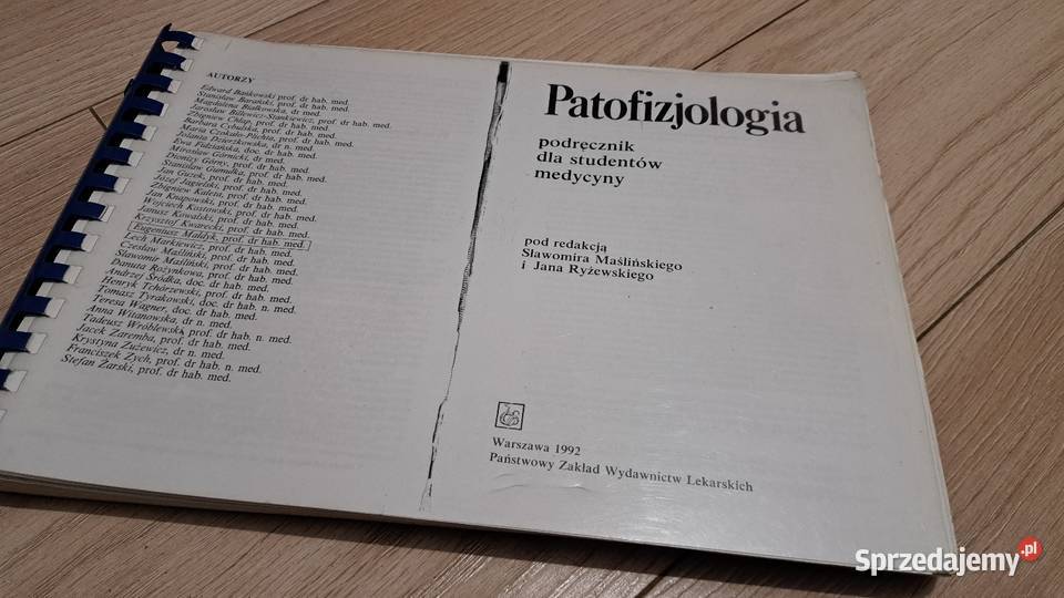 Patofizjologia Podręcznik studentów medycyny mazowieckie Warszawa