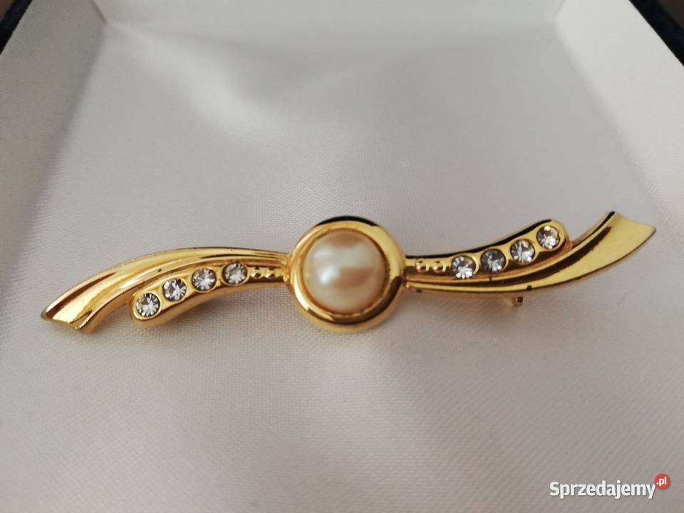 Wykwintna klasyczna broszka z efektownymi Lublin