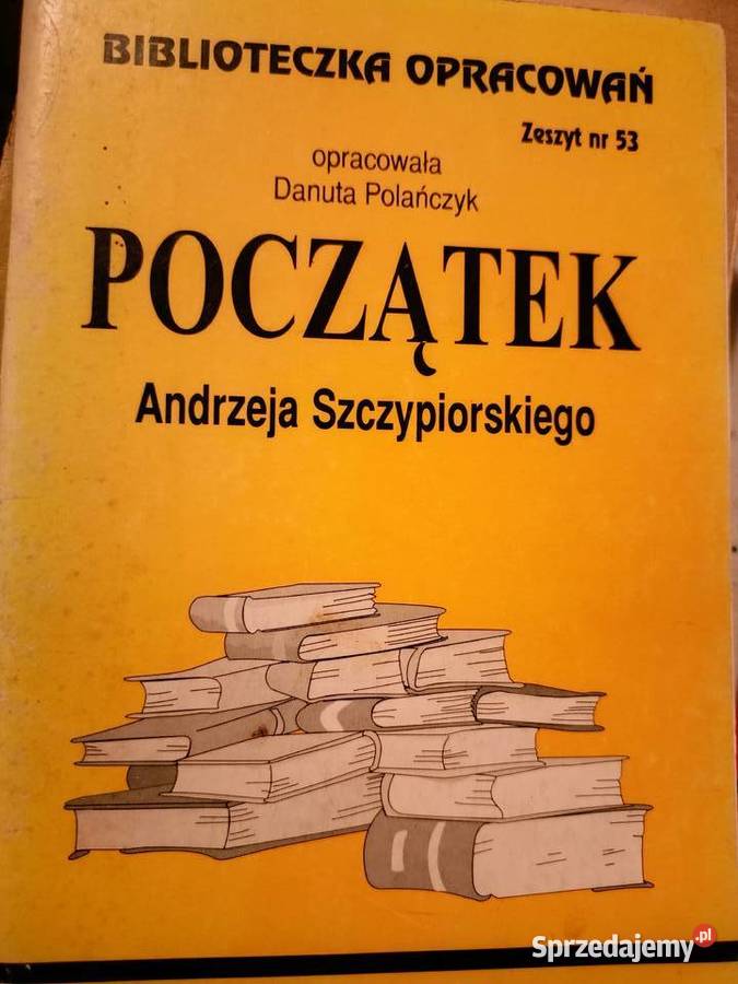 Szczypiorski Początek biblioteka analiz Warszawa sprzedam