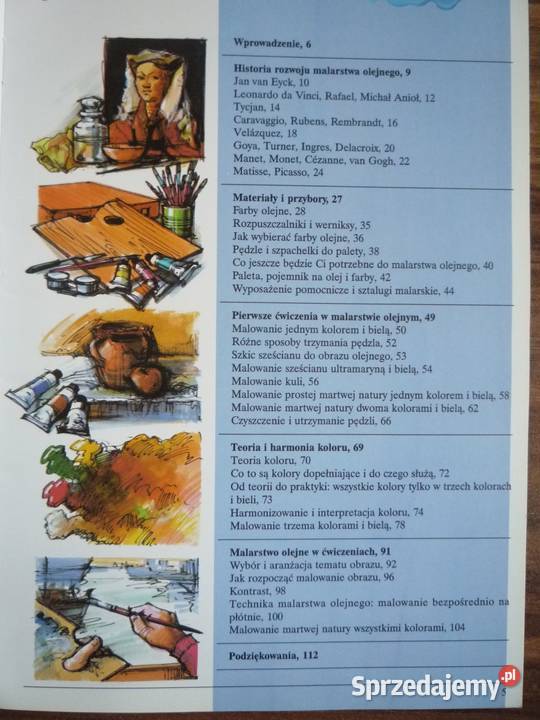 malować farbami olejnymi Jose M Parramon Szczecin