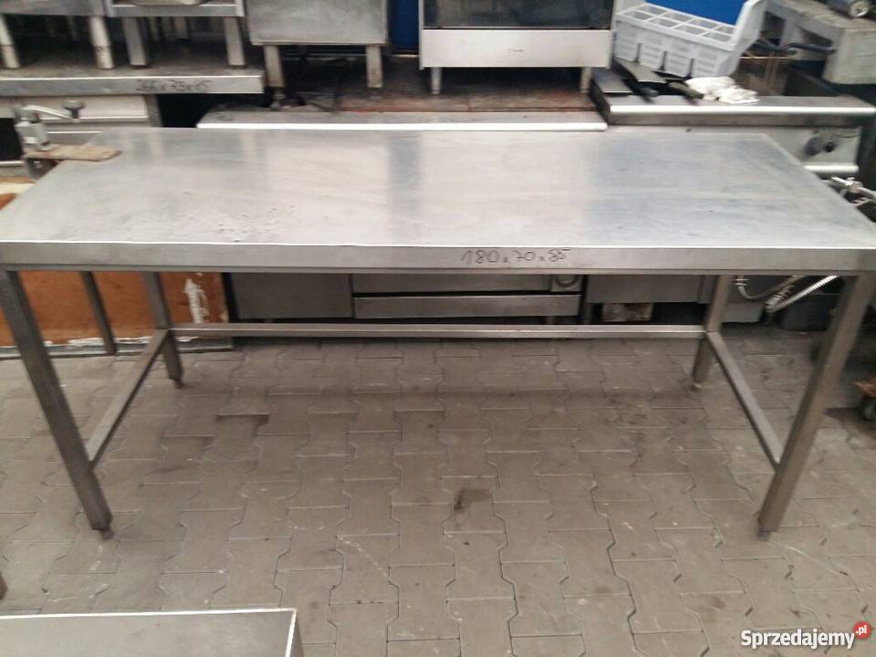 Stoł roboczy 180x70x85 z otwieraczem do puszek Krotoszyn sprzedam