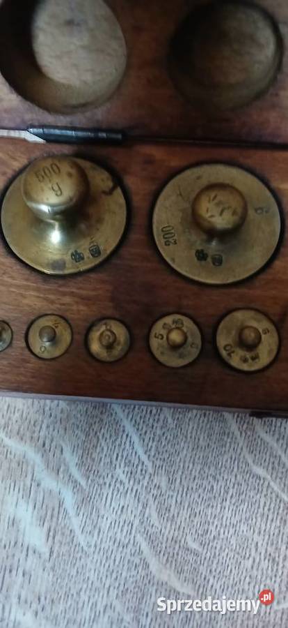 Stare odważniki do wagi Kraków