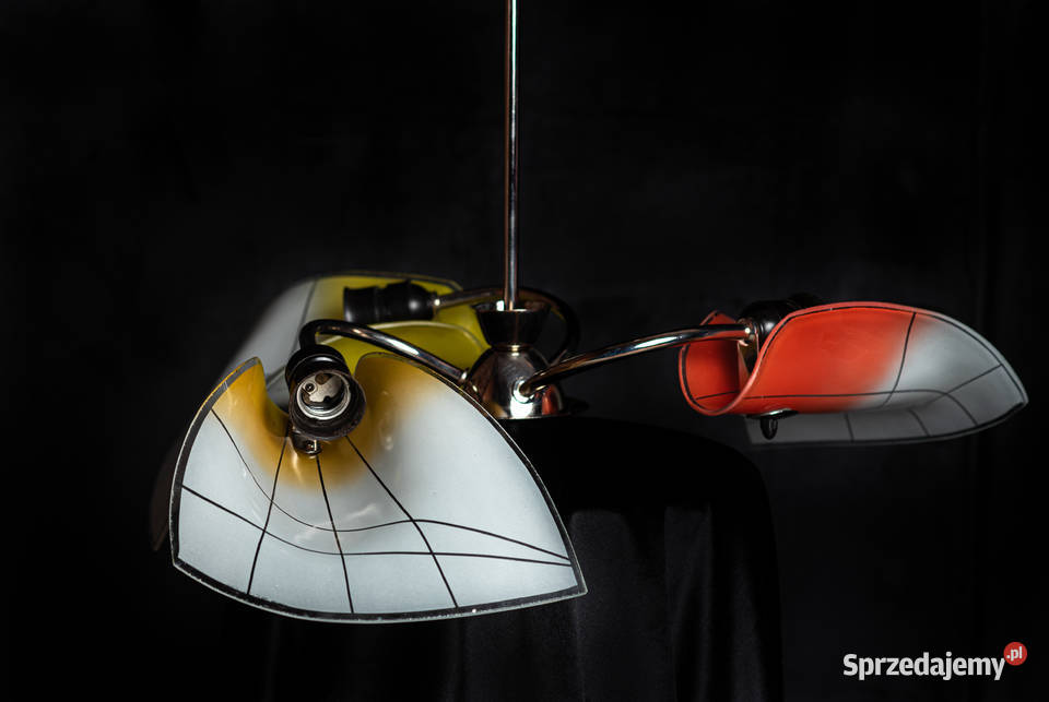 Żyrandol lata 60 Look PopArt MidCentury Vintage Dąbrowa Górnicza