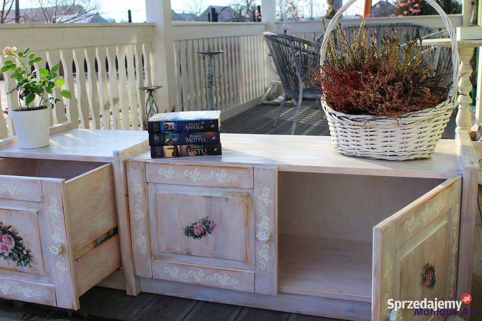 Szafka na butyshabby chic Prowansja 48cm Jelcz-Laskowice sprzedam