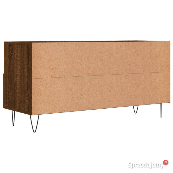 Szafka pod TV brązowy dąb 102x36x50 WM829035 RTV