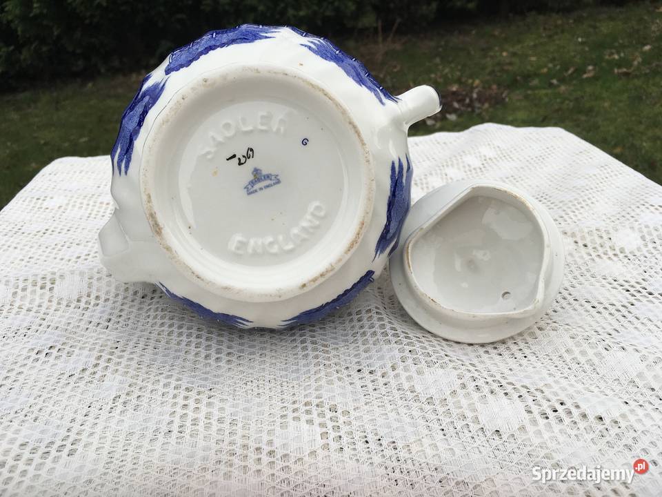 Czajnik Sadler Blue Willow Vintage Anglia Kraków