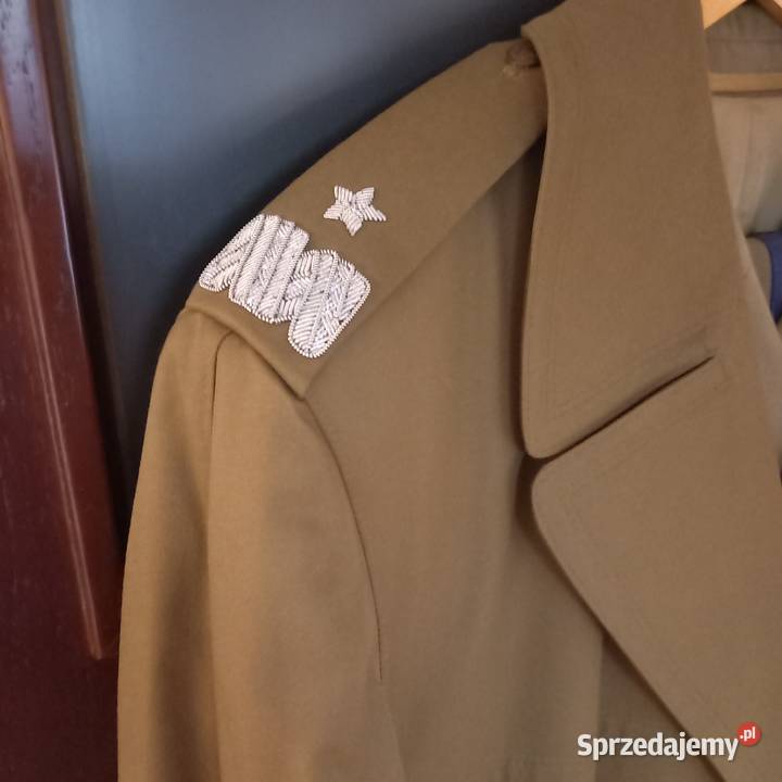 Wojskowy płaszcz generalski letni z podpinką Warszawa