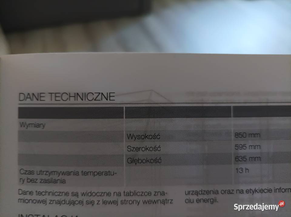 Zamrażarka szufladowa Electrolux Warszawa