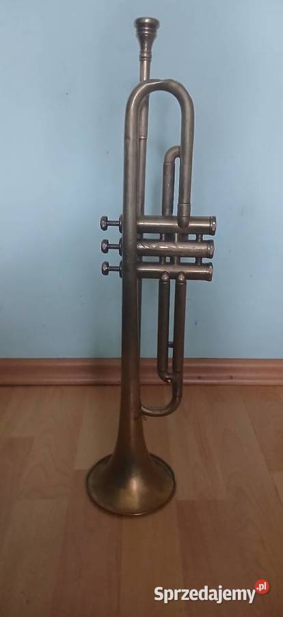 Stara mosiężna trąbka Kraków