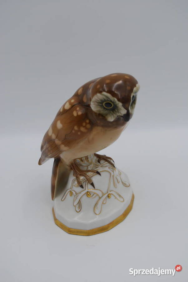 Porcelana Hutschenreuther figura sowy proj Fritz