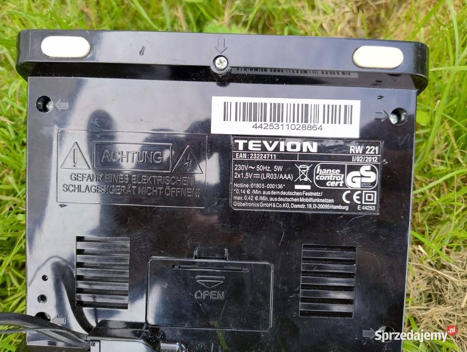 SPRAWNE Tevion RW 221 radio niemieckie budzik Krotoszyn sprzedam