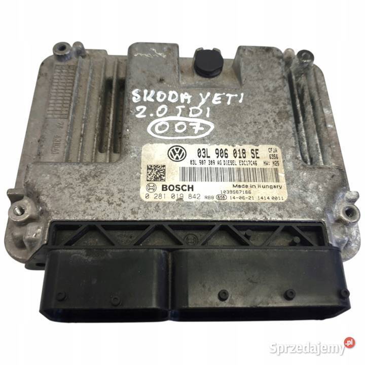 STEROWNIK SILNIKA Skoda Yeti 20 TDI 03L906018SE Chełm